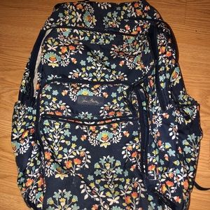 VERA BRADLEY LARGE CAMPUS BAGPACK GREAT CONDITION